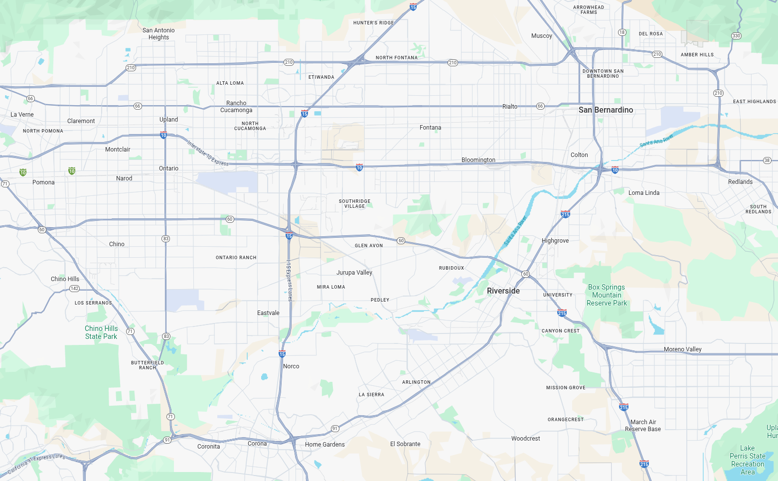 Service Area Map